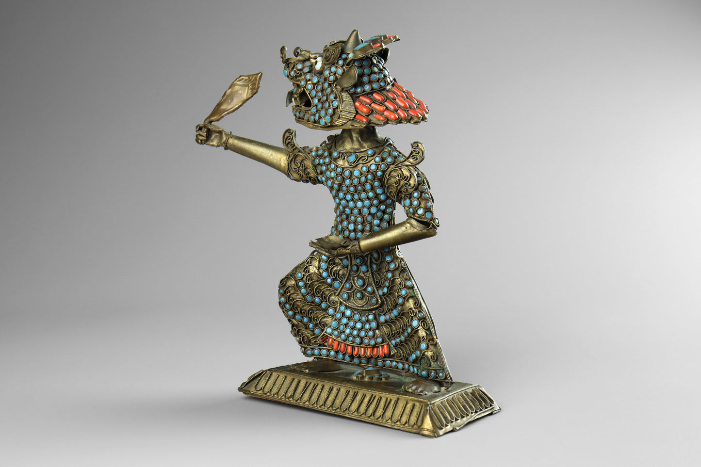 Tibetan Dragon Warrior Vessel