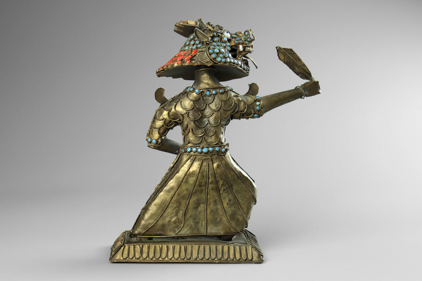 Tibetan Dragon Warrior Vessel