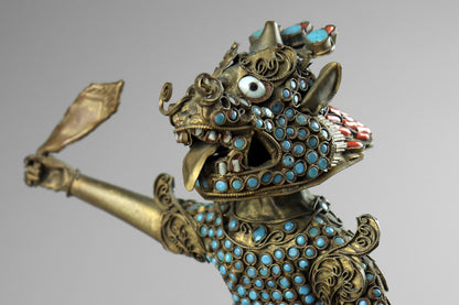 Tibetan Dragon Warrior Vessel
