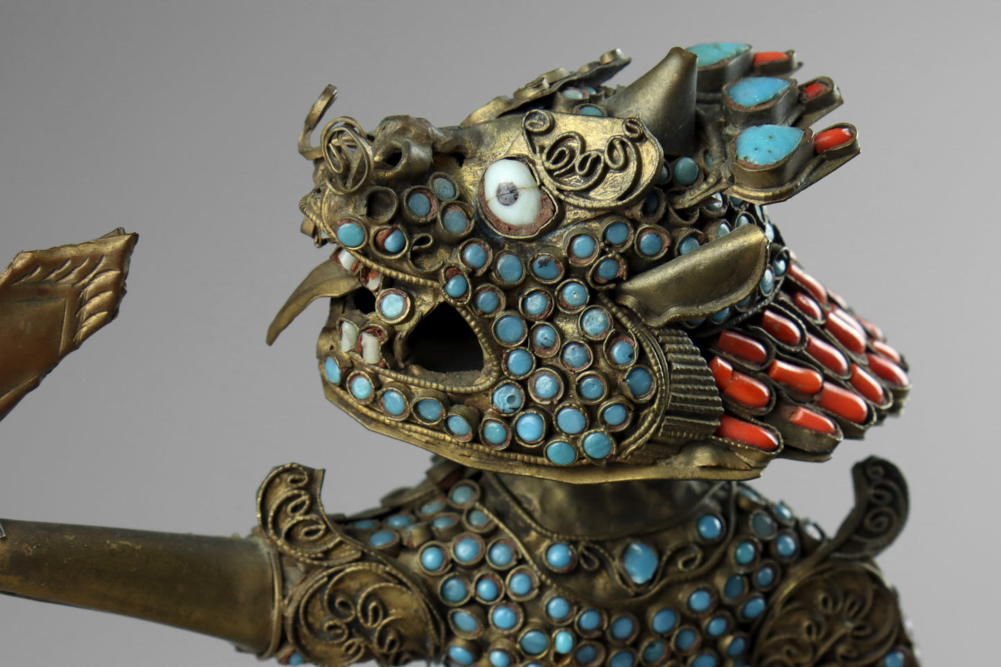 Tibetan Dragon Warrior Vessel