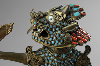 Tibetan Dragon Warrior Vessel