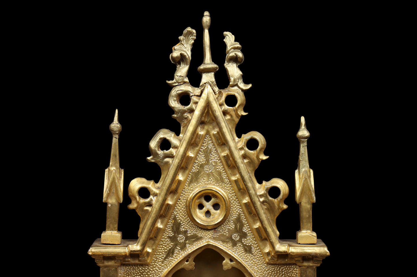 Pair of Painted Gothic Florentine Angels