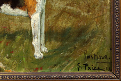 Portrait of a Foxhound by George Paice
