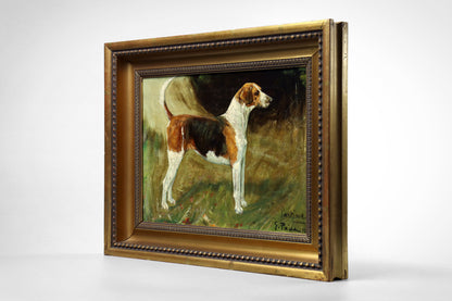 Portrait of a Foxhound by George Paice