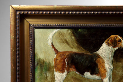 Portrait of a Foxhound by George Paice