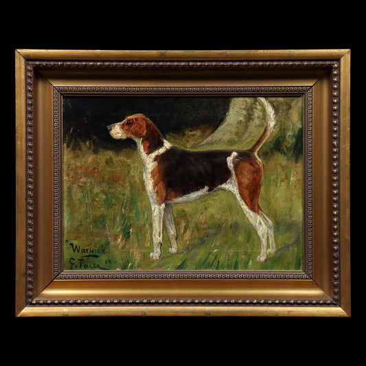 Portrait of a Foxhound by George Paice