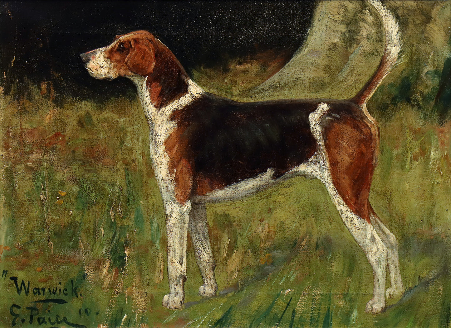Portrait of a Foxhound by George Paice