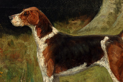 Portrait of a Foxhound by George Paice
