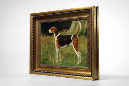 Portrait of a Foxhound by George Paice