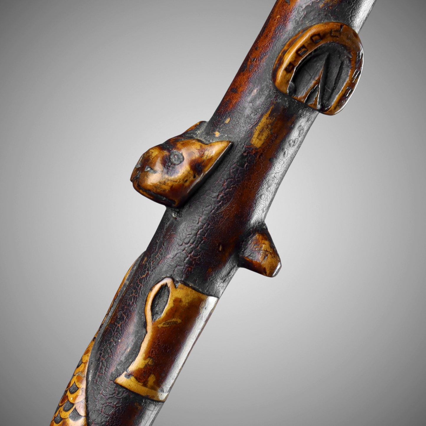 Folk Art Walking Stick