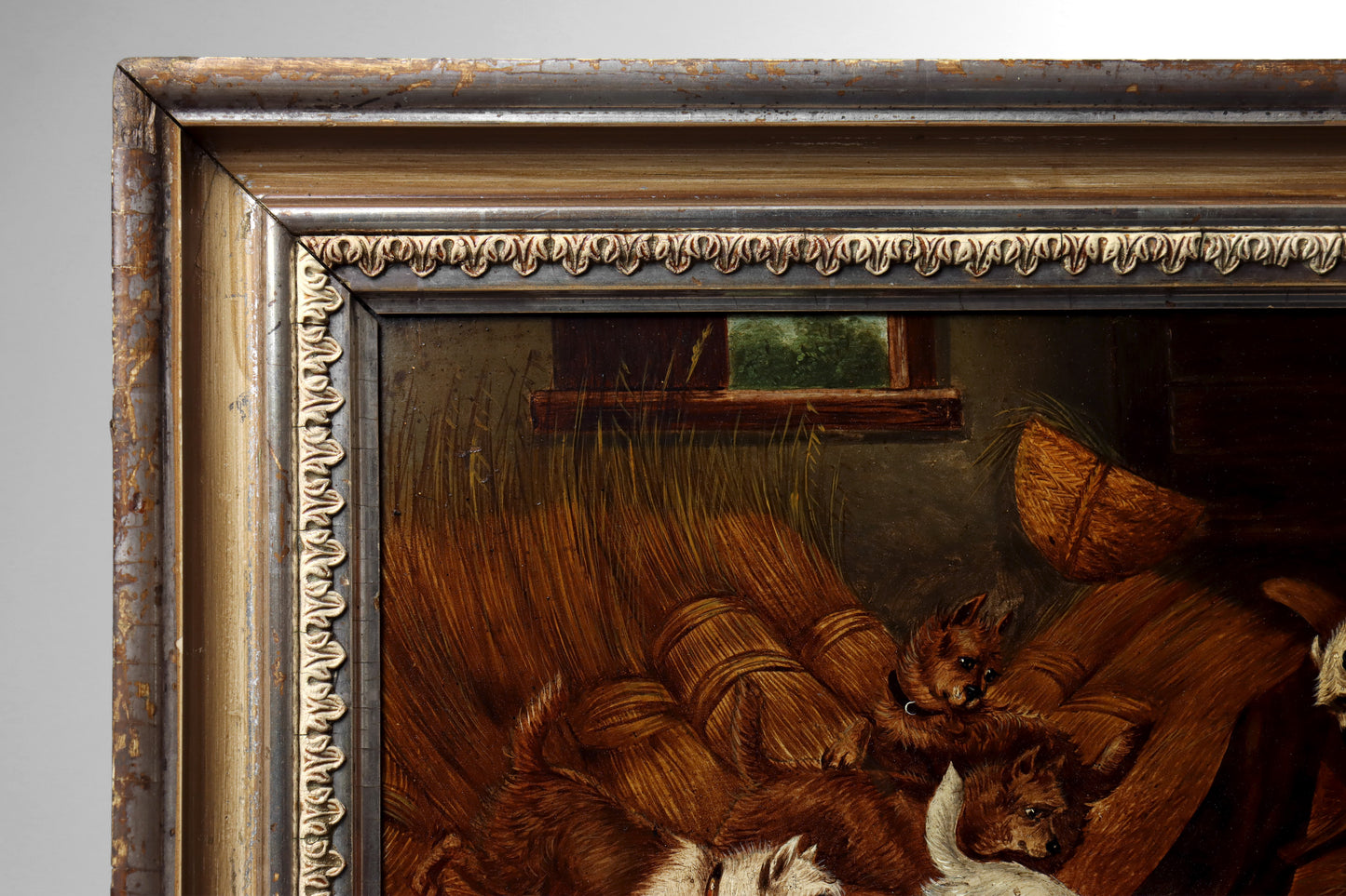 Painting of Terriers Ratting